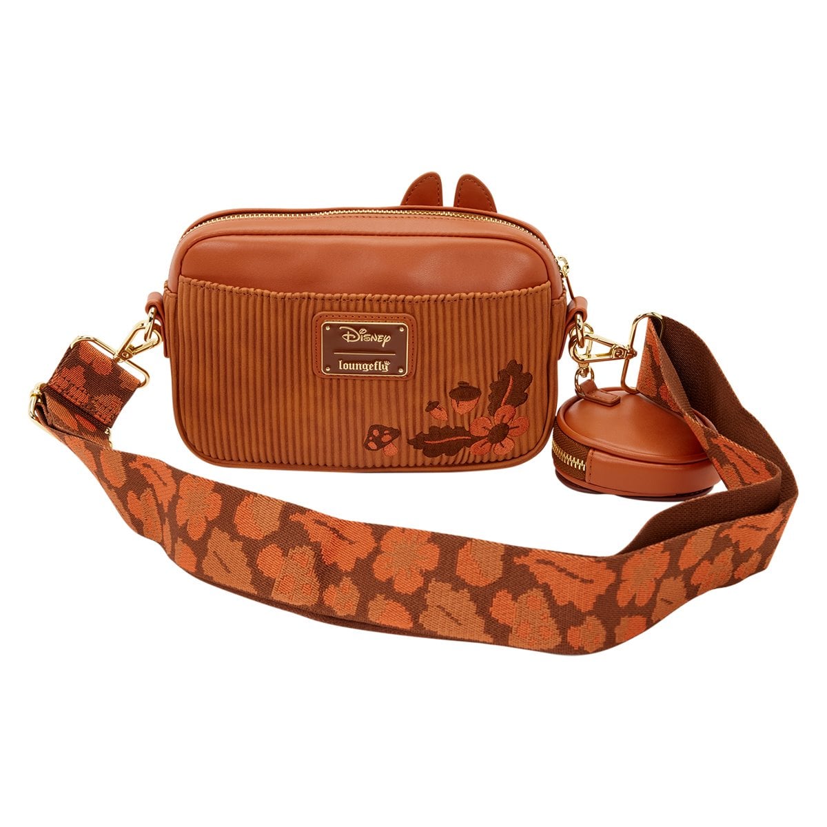 Bolso bandolera de pana Chip'n Dale con monedero