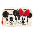 Portatarjetas navideño de nieve de Mickey Mouse y sus amigos