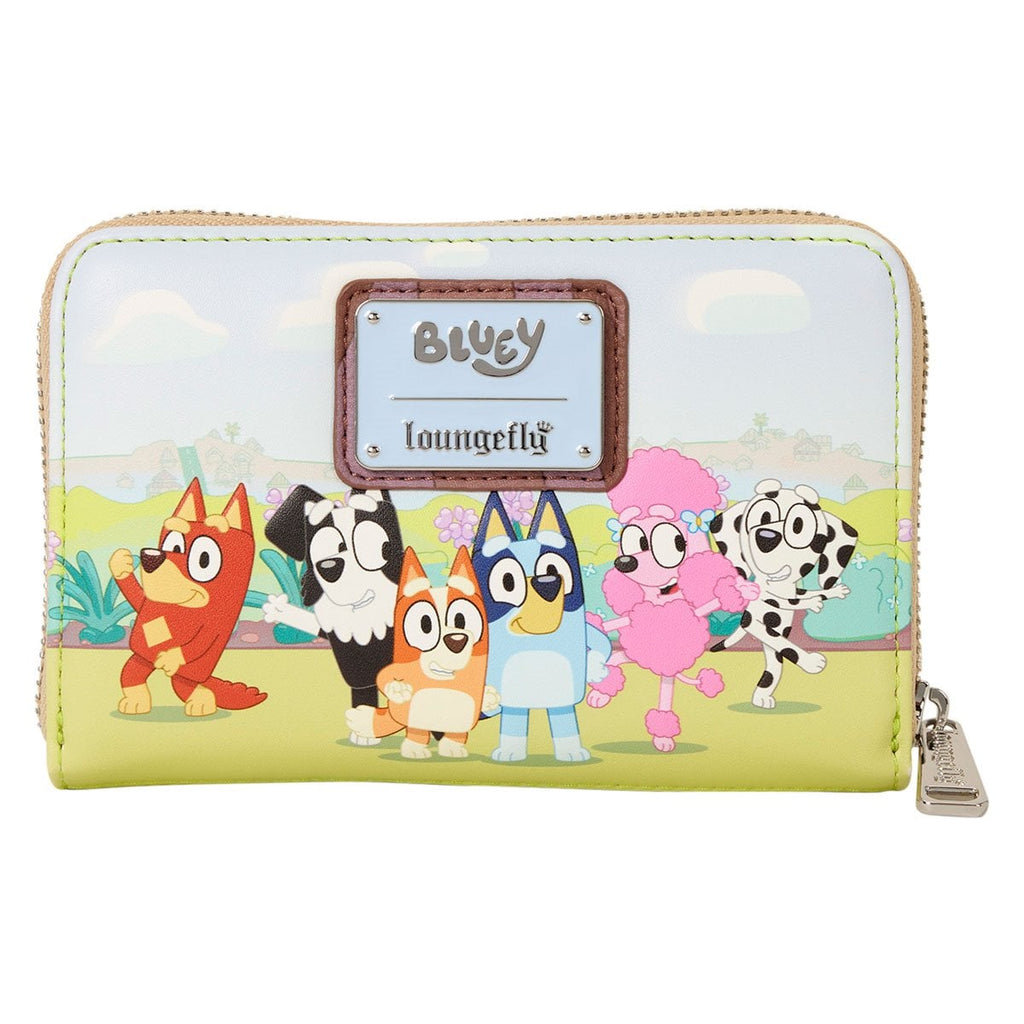 Cartera Bluey Backyard con cremallera