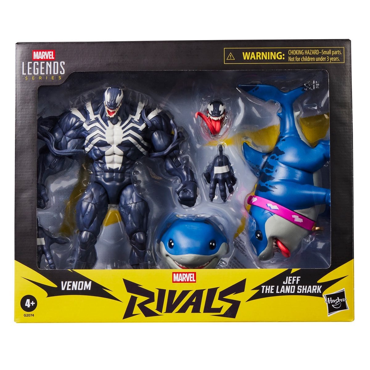Venom y Jeff the de la serie Marvel Legends de Marvel Rivals