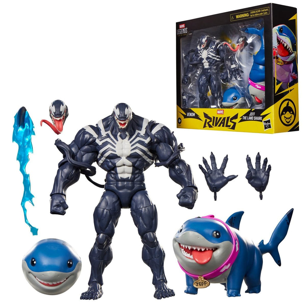 Venom y Jeff the de la serie Marvel Legends de Marvel Rivals