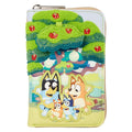 Cartera Bluey Backyard con cremallera