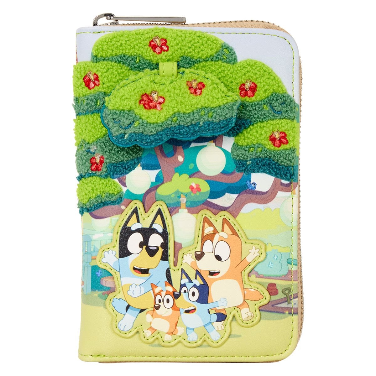 Cartera Bluey Backyard con cremallera