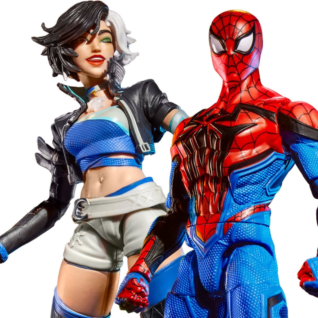 Spider-Man y Luna Snow de la serie Marvel Legends Marvel Rivals