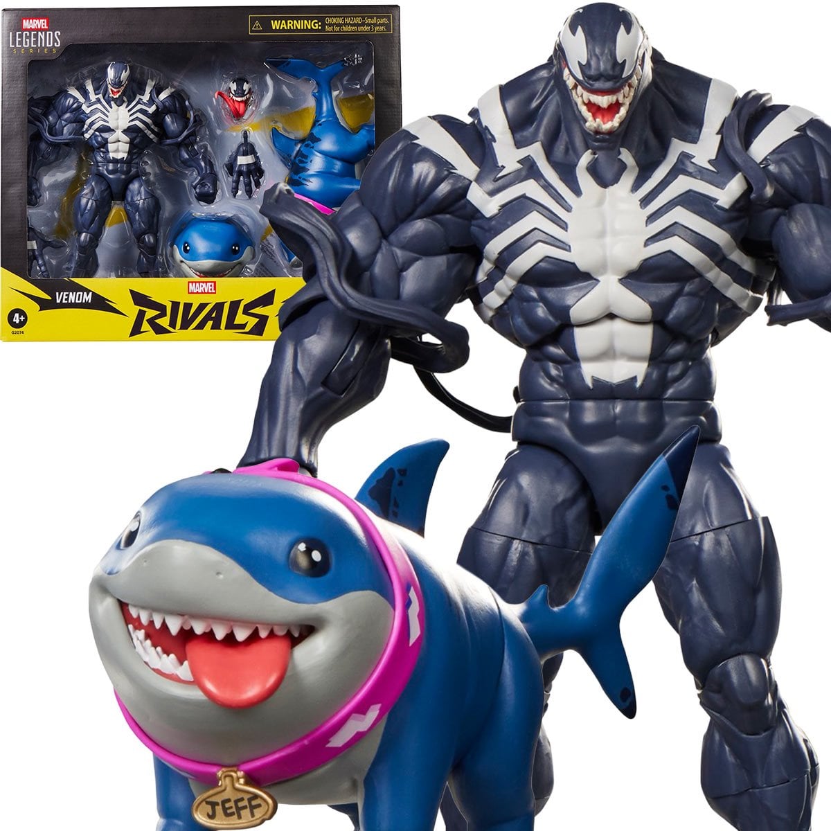 Venom y Jeff the de la serie Marvel Legends de Marvel Rivals