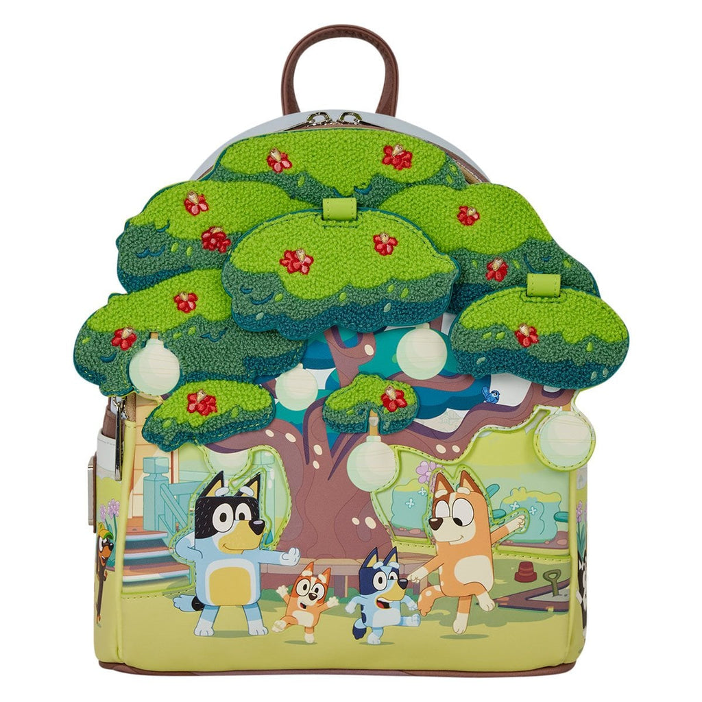 Mini mochila luminosa Bluey Backyard